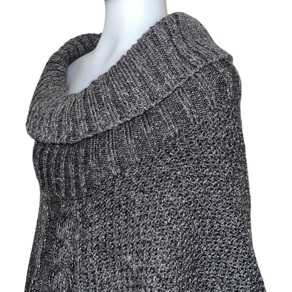 DKNY Cowl Neck Oversized Sweater~Poncho sz L